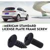 8 PCS Car License Plate Screws, Anti-Breakage Anti-Aging 304 Stainless Steel Screws Bolt, License Plate Frame Mounting Kit with Installation Tool,