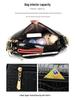Korean Style Women's Crocodile Pattern Shell Crossbody Bag - 2025 Bright Leather Fashion