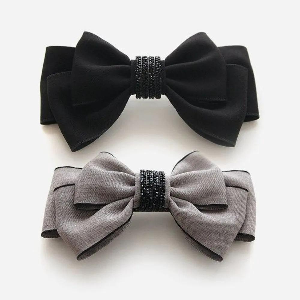 J Lauren Jelly Cubic Fabric Ribbon Automatic Pin H01571 gray
