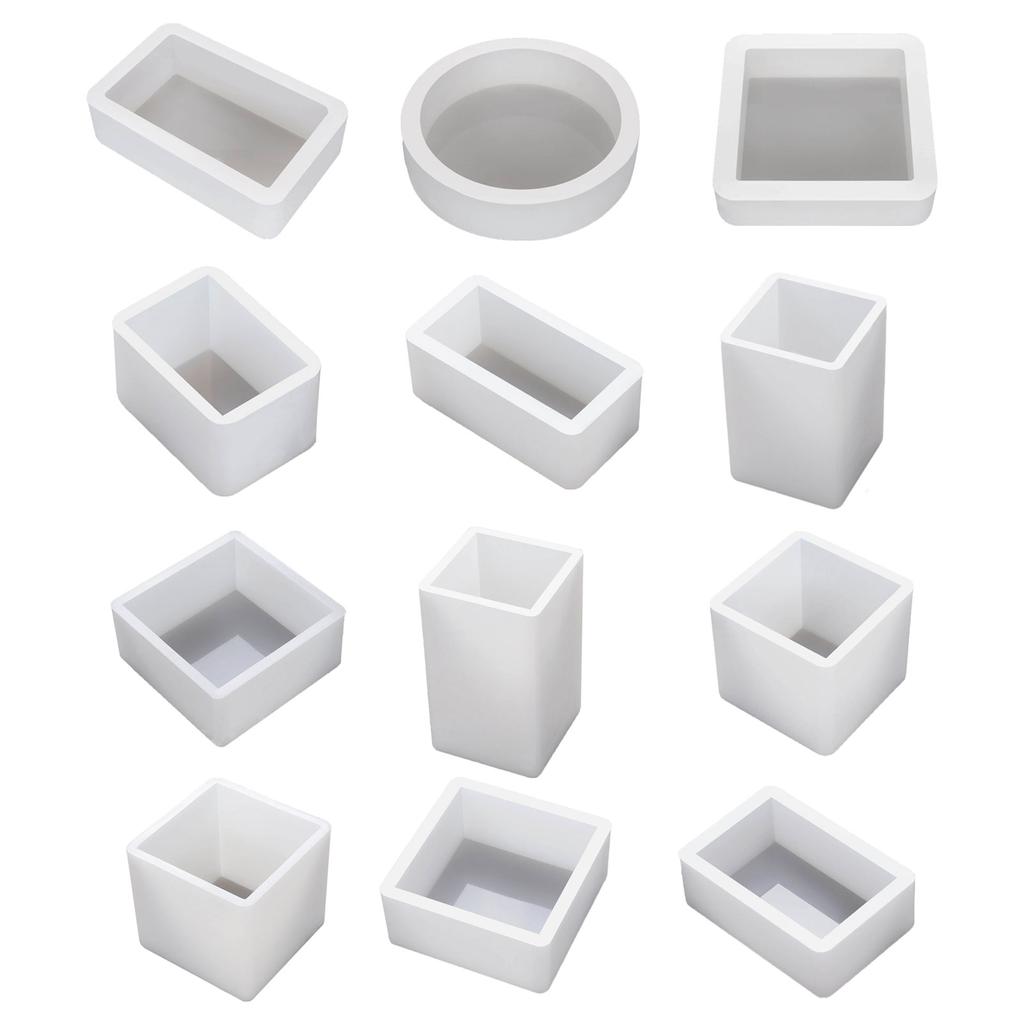 Flexible Silicone Mold Unique Geometric Resin Mould Crystal Epoxy Mold for DIY Handmade Jewelry Soap Candle Crafts
