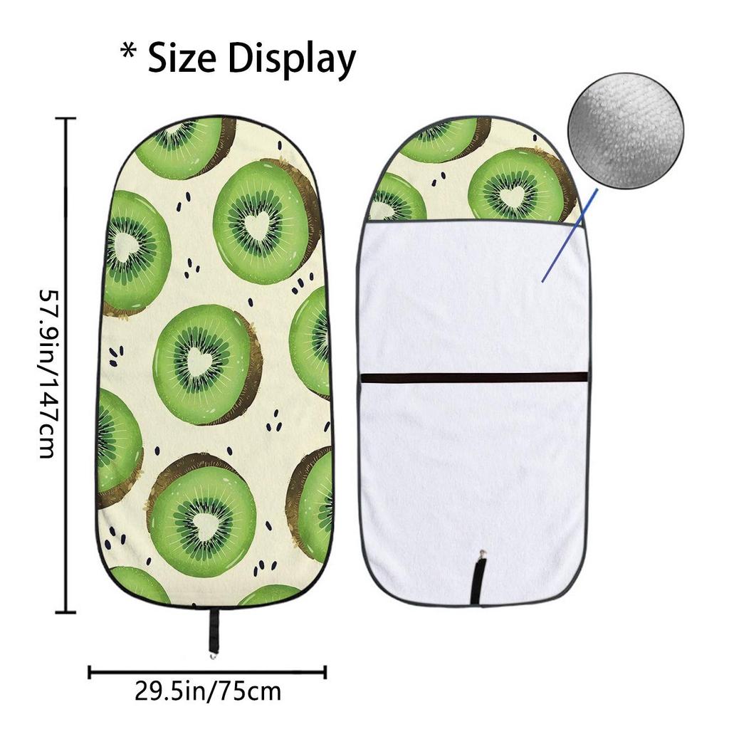 Universal Car Seat Towel Cover: Front Seat Protector for Gym, Workout, All Seasons - Fits Most Vehicles