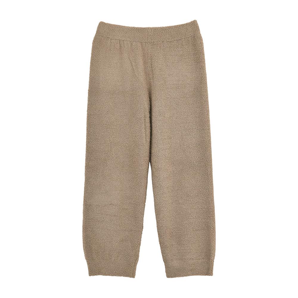 Damen Fleecegefütterter Kapuzen-Cardigan und Lange Hose Set