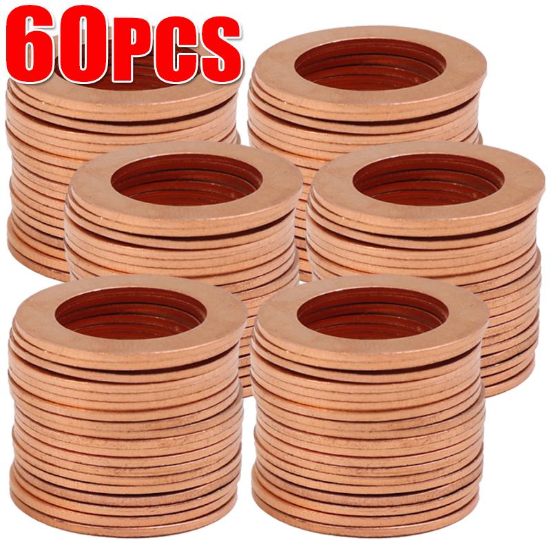 M14 Copper Sealing Washer Car Flat Seal Ring Gasket Washers 94109-14000941 09-14000 for  Honda Civic 1996-2018  CR-V 2007-2017