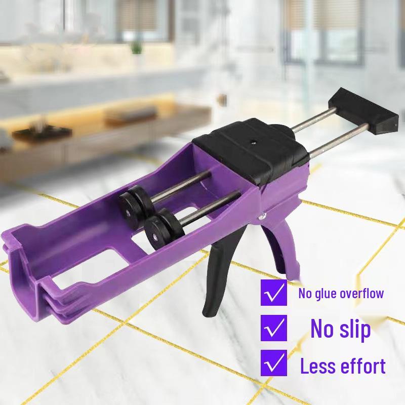 Dual-Tube Plastic Grout Gun for Efficient Grout Application