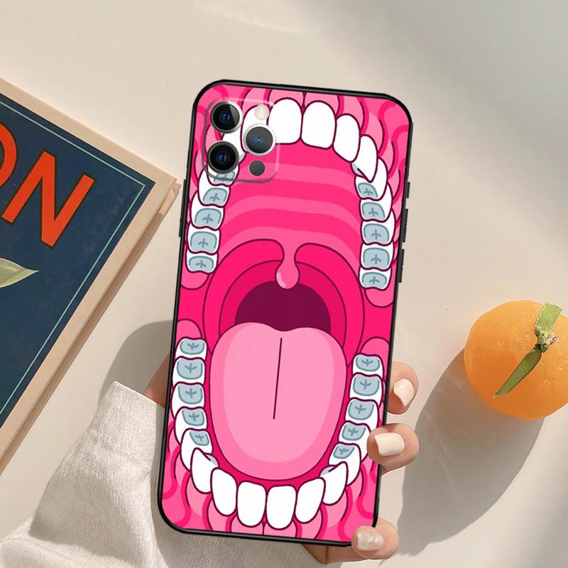 Dentist Tooth Funda Case For iPhone 15 14 16 Pro Max 11 12 13 Pro Max Mini XR 16e 16 15 Plus Phone Cover
