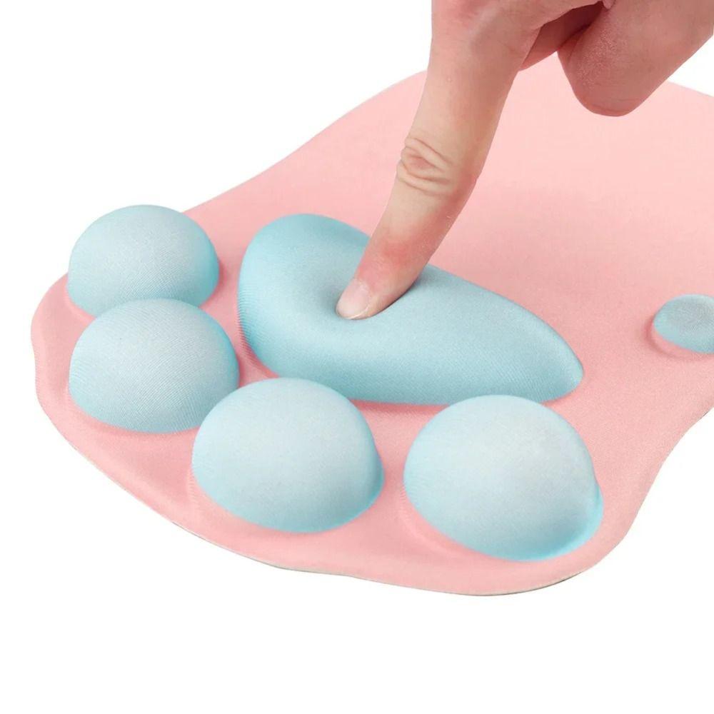 Hand Guard Gaming Mouse Pads Cartoon Mouse Wrist Pad Creative 3D Cat Paw Mouse Pad  Office Desk