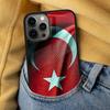 Türkei Flagge Weiche Handyhülle für iPhone 17 Air 16e Pro max 15 Pro 13 14 Plus 11 12 MagSafe Magnetische Hülle