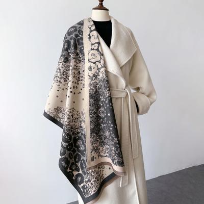 Nuova Sciarpa Donna Sciarpa Stampa Leopardo Inverno Caldo Spessa Sciarpa Grande Versatile Avvolgente Cashmere Sciarpe Sciarpe Moda Bufanda Poncho