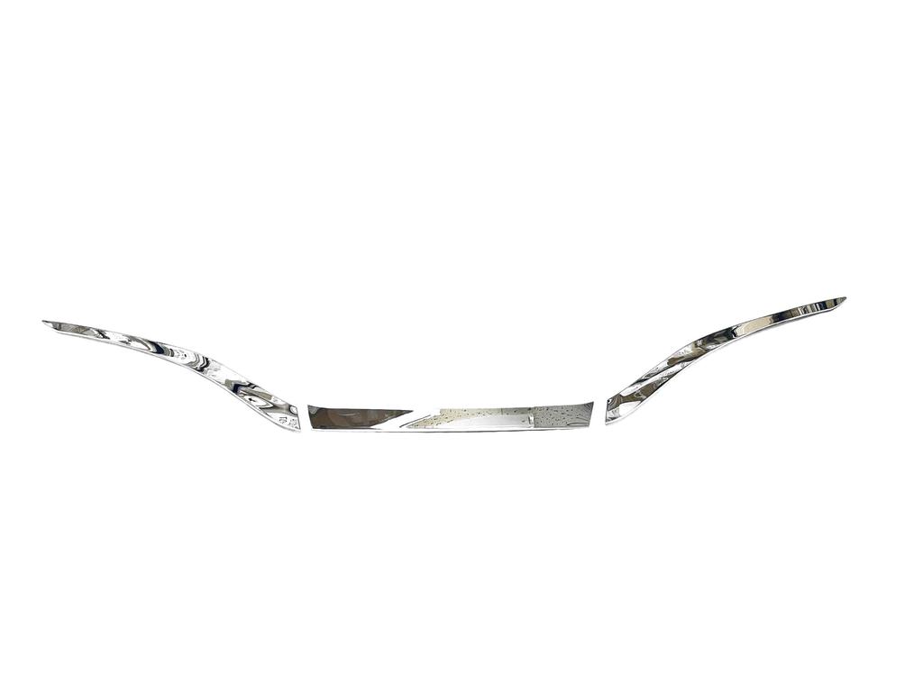 CGP Rear License Plate Trim Garnish for 40 Series Alphard, Chrome, 3-Piece Rear Exterior, HW05-T13809