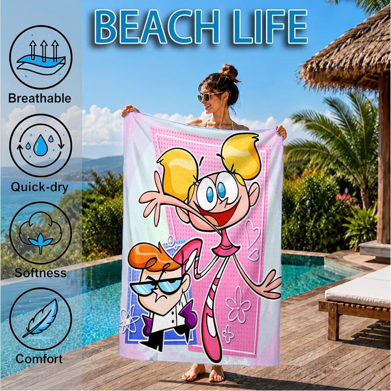 Dexter Power Adventure Beach Towel, Microfiber Beach Towel, Perfect For Pool, Beach, Travel, Home Decor Beach Party Fan Gifts