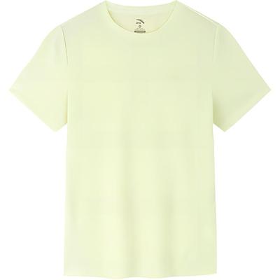 Quick-Drying Round Neck Solid Color T-Shirt Women Tops Princess-Green 962427101-3
