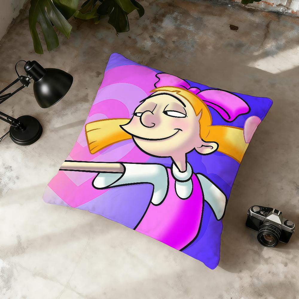 Animation HHey AArnoldES cushion cover Home Office Convenient Nordic Simplicity Hit With Zipper Cushion Cover