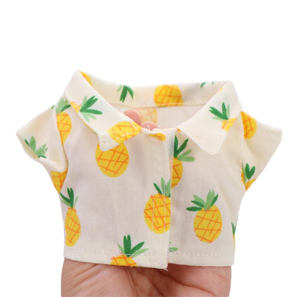 Kindergeschenk Stoffpuppe Kleidung Schwarz Weiß Puppe Plüschkleidung Puppenhemd Puppenhose Puppenkleidung