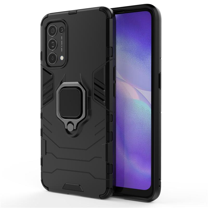 For Oppo Reno 5 5G Case Bumper Armor Magnetic Suction Stand Full Cover For Oppo Reno 5 5G Case Cover For Oppo Reno5 5G 6.43 inch
