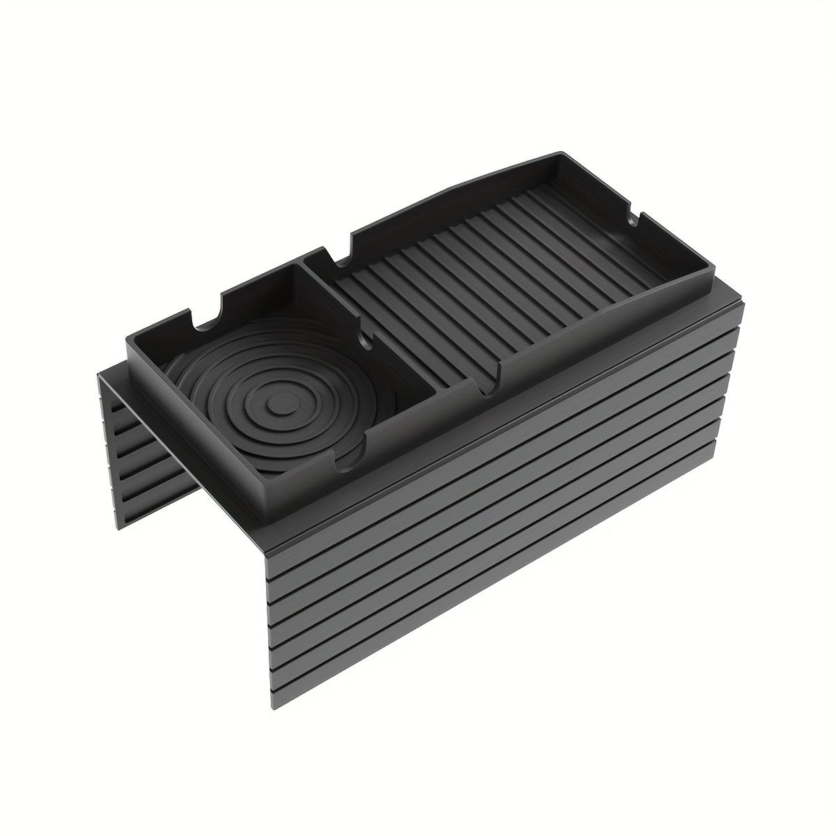 

D5 Couch Cup Holder, Couch Drink Holder Silica Gel Sofa Cup Holder Armrest Tray Portable Couch Arm Tray Table for Remote/Snacks чёрный