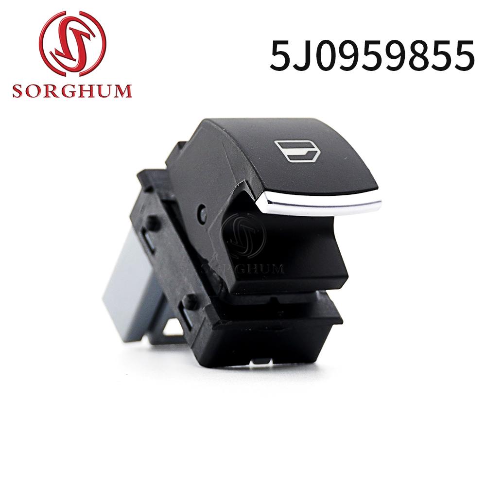 SORGHUM 5J0959855 5ND959855 Car Lifter Window Control Single Switch For VW Golf MK5 6 Jetta Passat B6 Amarok 5JD959855 7L6959855