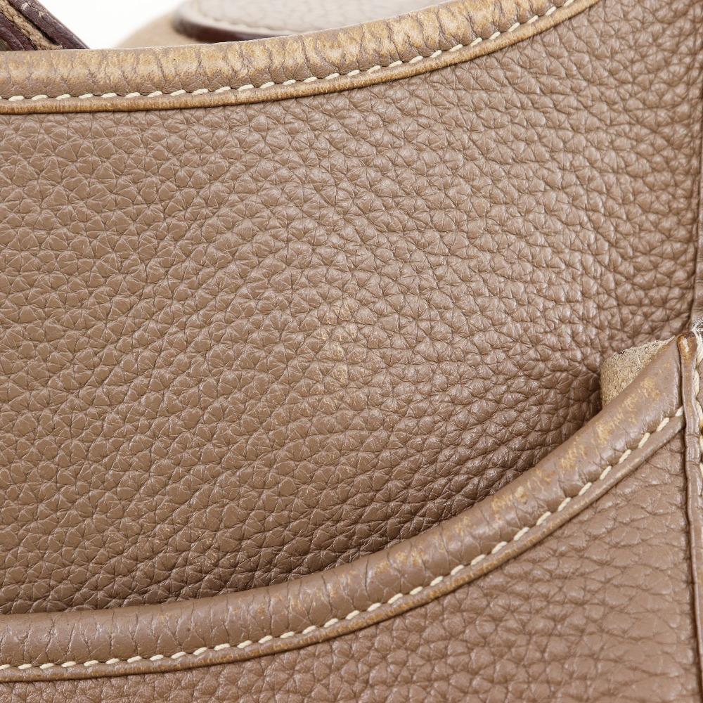 Hermes Geantă de umăr Evelyne3 GM Etope Feronerie argintie Taurillon Clemence Femei Folosită