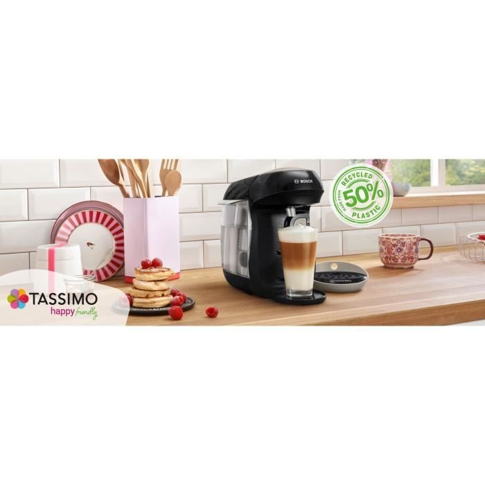 Kaffeemaschine - BOSCH - TAS109E - Tassimo Happy - 1400 W - 0,7 L - Schwarz / Creme