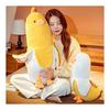 Plush Banana Hug Pillow Cute Animal Banana Duck Soft Cuddly Pillow Funny Long Pillow Comfortable Mother's Day Gift Christmas (35CM, Yellow)