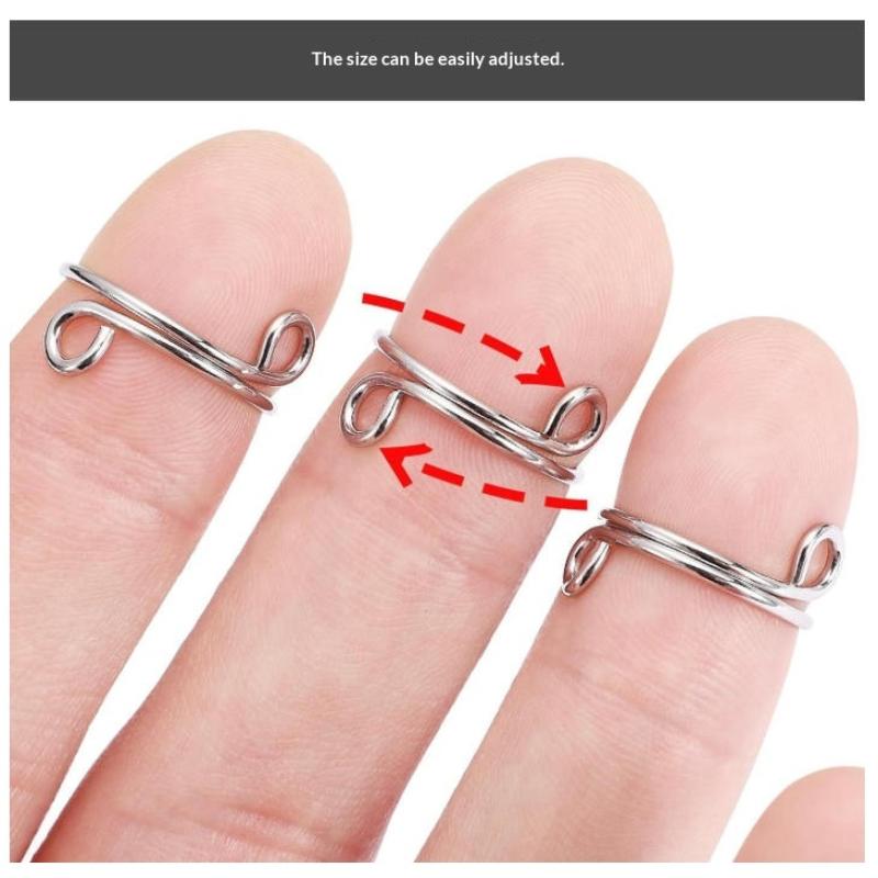 Reusable Thin Nail Rings For Women Daily Fingertip Decoration Protective Cover Trendy Ring Jewelry Gift To Girlfriend Manicure