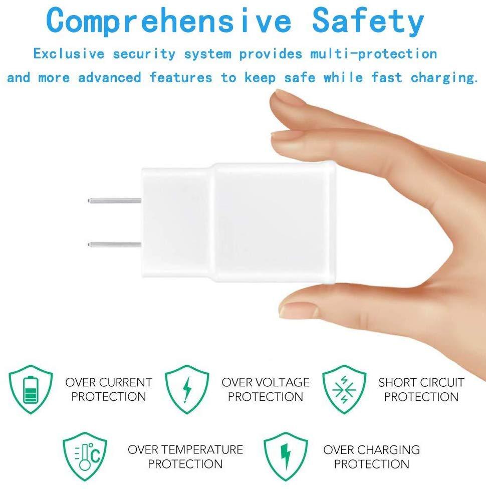 For Samsung Adaptive Fast Charger Adapter 15W AFC USB 3.0 Type C Data Cable For Galaxy S8 S9 S10 Note 8 9 10 A30 A50 A70 A90 A80