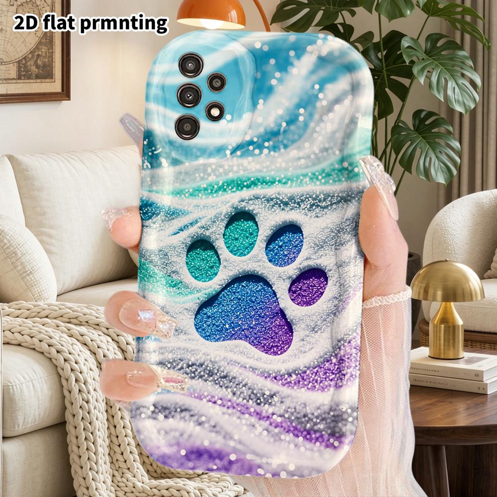 Phone Case: 2D Flat Samsung Galaxy A34 A35 M05 M06 S20 S22 S21 FE Plus 5G Protective Case, Couple Style, Teddy Puppy, Christmas and Halloween Gift