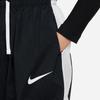 Nike Colorblock Drawstring Knit Sweatpants Kids Bottoms Black FB1269-010