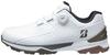 Bridgestone Zero Spike Biter Wide SH2507 Spikeless Golf Size 4E Men's Shoes, White/Olive, 25.0cm,