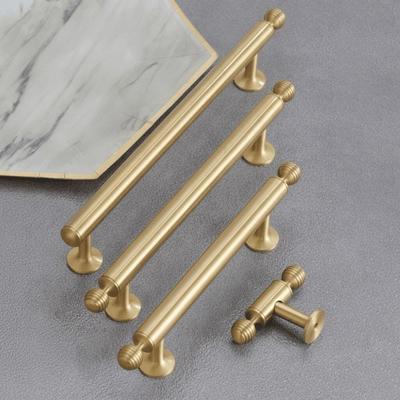 Solid Brass Furniture Handles Antique Bronze Finish Drawer Knobs Retro Cabinet Pulls For Drawers