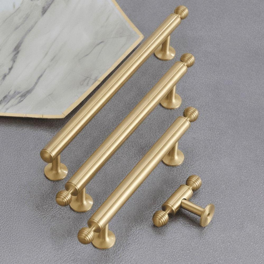 Solid Brass Furniture Handles Antique Bronze Finish Drawer Knobs Retro Cabinet Pulls For Drawers