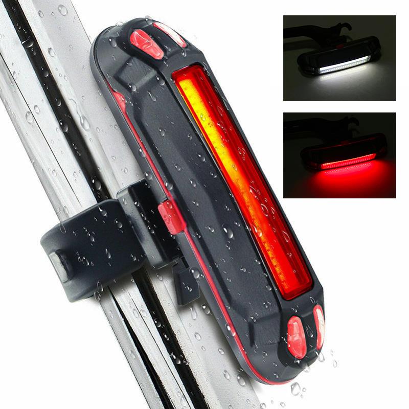USB Rechargeable LED Bike Tail Light COB Bicycle Cycling Front Rear Warning Lamp USB Rechargeable LED Bike Tail Light COB Bicycle Cycling Front Rear Warning Lamp