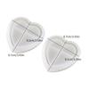 3D Heart Shape Container Silicone Mold Epoxy Resin Mold DIY Storage Box Tool Plaster Crafts Making Supplies Nonstick