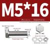 Yishuxiang 304 Stainless Steel Hex Head Fastener Kit