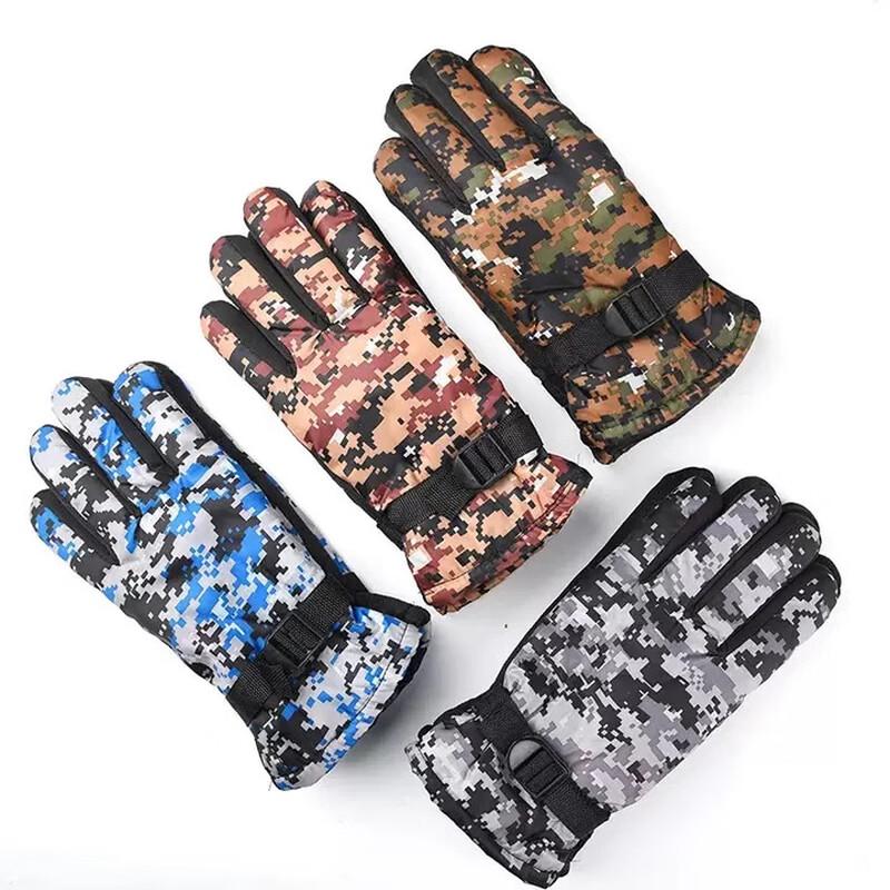 

Winter Outdoor Camouflage Full-Finger Warm Gloves