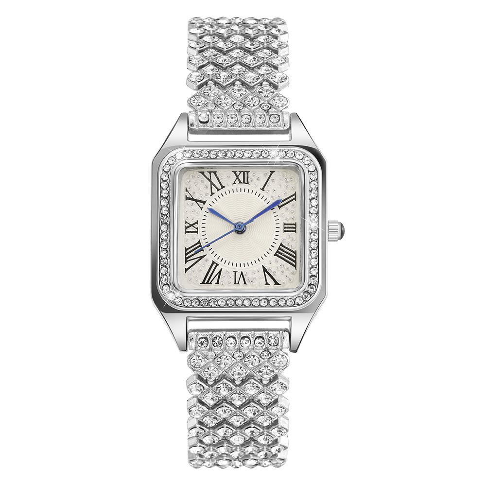 New Roman Numeral Rhinestone Women s Quartz Wristwatch