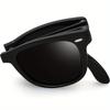 1/2/4 Stück Faltbare quadratische Sonnenbrille Vintage Tragbar Leicht Faltbar Sport Fahren Herren Damen Outdoor-Brille nicht polarisiert