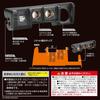 Carmate NZ587 Jimny-specific Power Supply Unit for Suzuki Jimny JB64, Jimny Sierra JB74, Car Accessory Socket, USB Power Supply