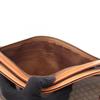 Used CELINE Macadam Business Bag Clutch Bag PVC Coated Canvas Leather Beige Brown Used Mens