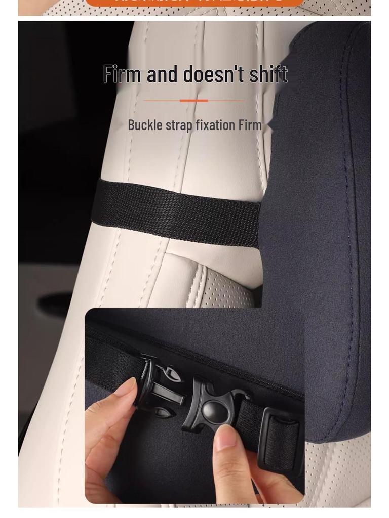 Car Seat Memory Foam Headrest & Lumbar Support Pillow