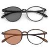 Dollger Blue Light Blocking Photochromic Photochromic Outdoor Indoor Clear Photochromic Computer Ultra Lightweight UV Round Black Teal Glasses,