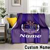 Custom Name Sanfrecce Crest Throws Blanket Flannel Blankets for Couch Bed Gifts for Men Women Picnic blanket Christmas fan gifts