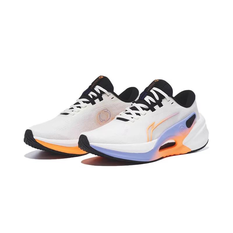 Li Ning Furious Rider 7.0 V2 Cushioning Abrasion Resistant Lightweight Low top Running Shoes Men's White ARZT007-1