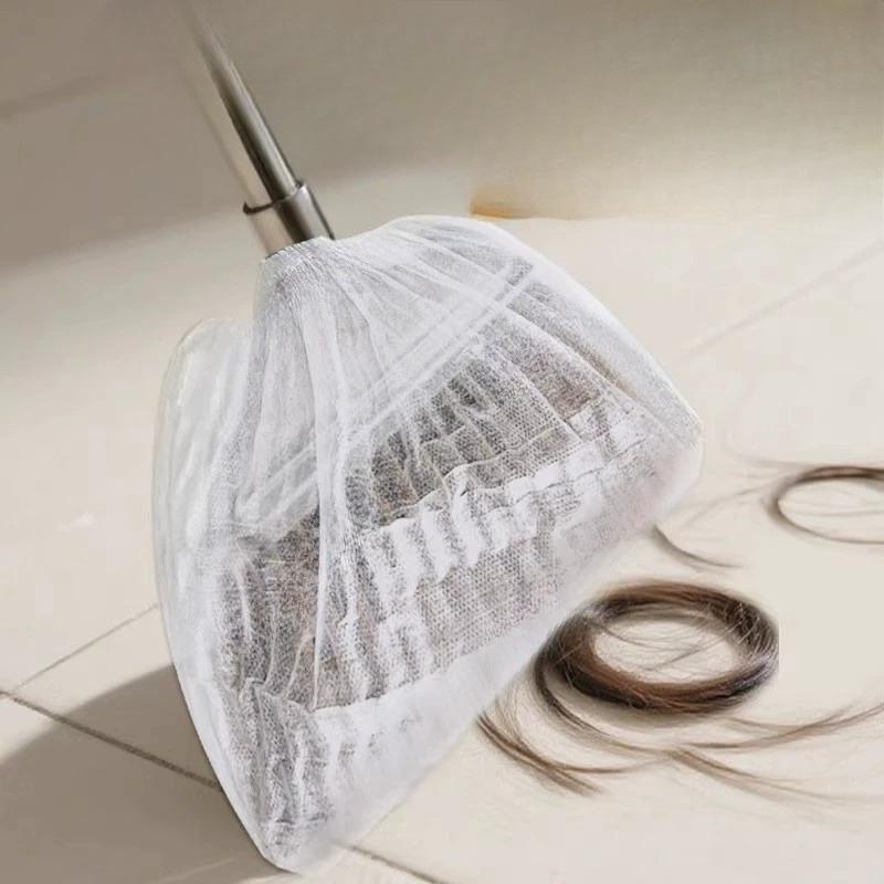 One-time Sweeping Brush Cover Dust Removal Cover Electrostatic Dust Removal Lazy Mop No-wash Dry Cloth for Removing Hair