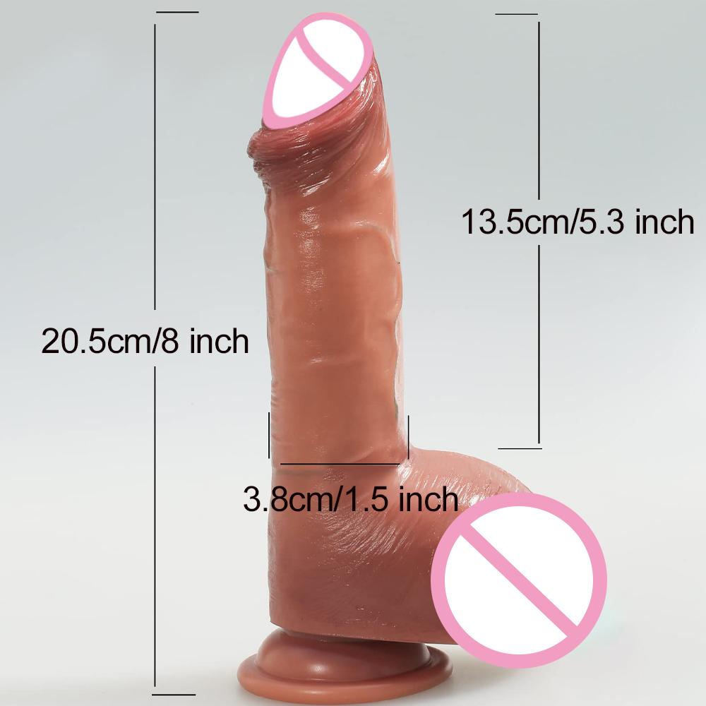 Realistic Squirting Dildo Water Ejaculating Big Penis Soft Skin Feel Spray Suction Cup Masturbator Anal Toy Sex Toy For Women 18