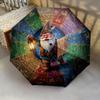 1 PC Automatic Folding Umbrella - Cartoon Pattern, Portable & Foldable Design with 8 Ribs, Christmas Birthday Gifts