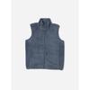 Daiso [common] Fluffy Zip Up Vest Fleece Xl Blue