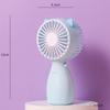 2025 New Hot-Selling Student Cartoon Handheld USB Fan with Large Lithium Battery and Lanyard