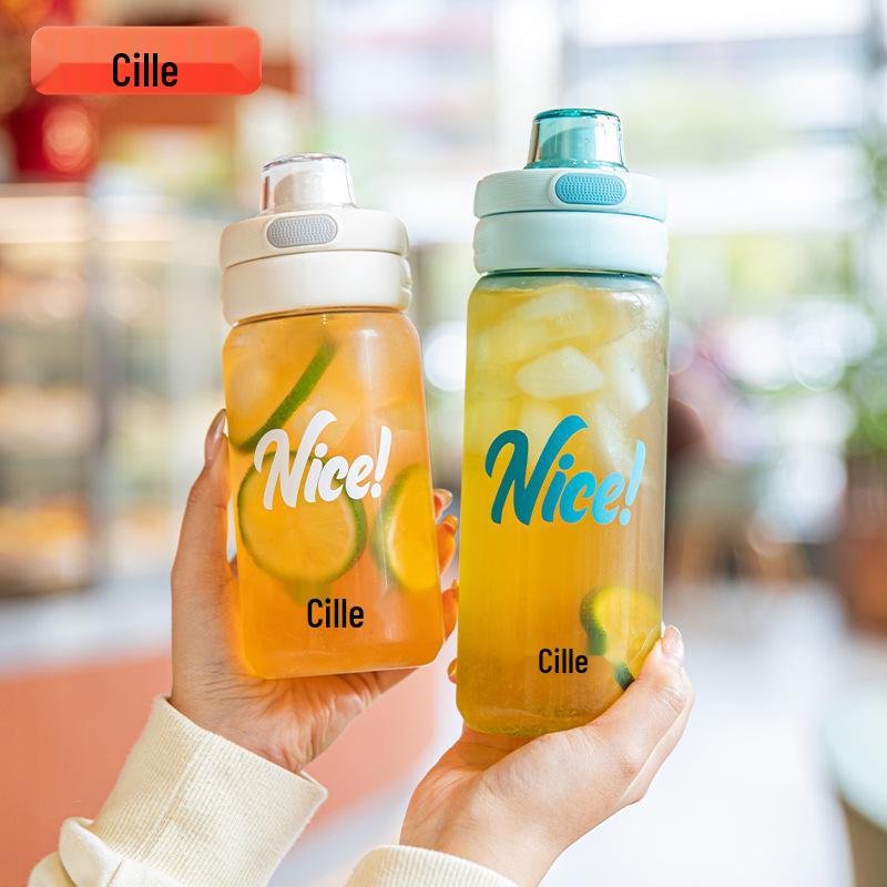 

Пляшка для води Silo Tritan - Велика місткість, Портативна для чоловіків, жінок та дітей з соломинкою, Милий дизайн 520 ml