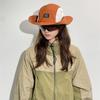 Splicing Color Wide Brim Sun Hat Cotton Hiking Hat Fashion Drawstring Fisherman Hat  Camping