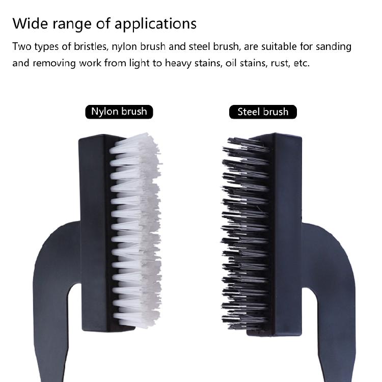 Electric Cleaning Brush Saber Saw Reciprocating Brush for Head Rust Removal Tool